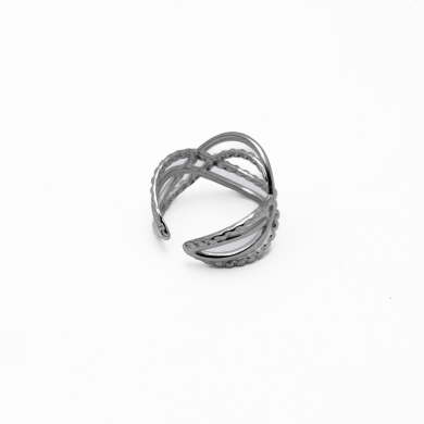ANILLO ZO14140R PLATEADO Acero Inoxidable 2A33