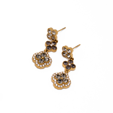 ARETES ZO14542E DORADO+GRIS Acero Inoxidable G35