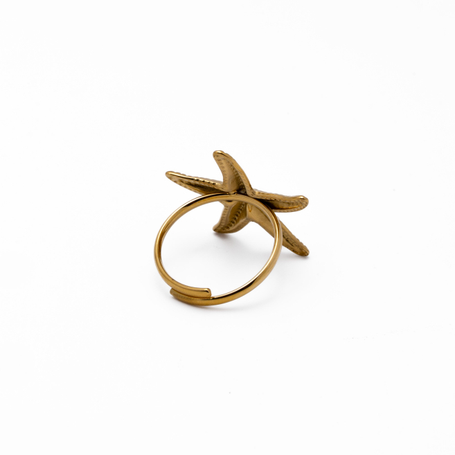 ANILLO ZO14462R DORADO Acero Inoxidable