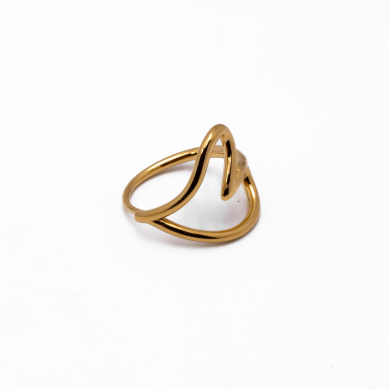ANILLO ZO15508R DORADO Acero Inoxidable A210