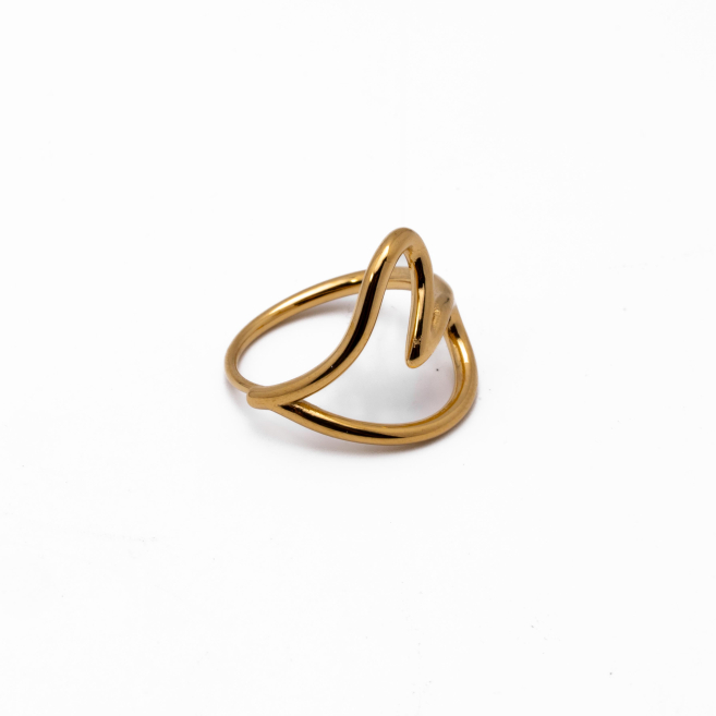 ANILLO ZO15508R DORADO Acero Inoxidable A210