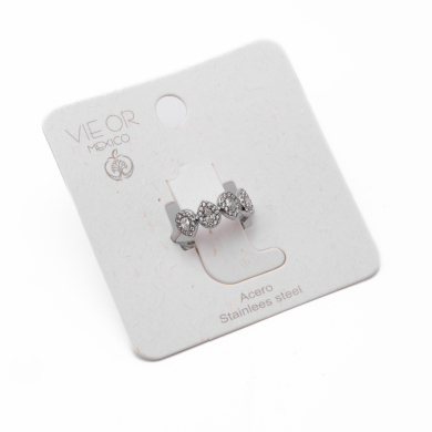 ARETES ZO1423E Plateado Acero Inoxidable -G11 G11