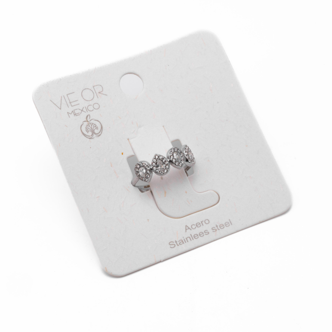 ARETES ZO1423E Plateado Acero Inoxidable -G11 G11