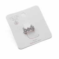 ARETES ZO1423E Plateado Acero Inoxidable -G11 G11