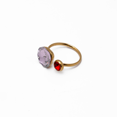 ANILLO ZO14059R DORADO Acero Inoxidable A29