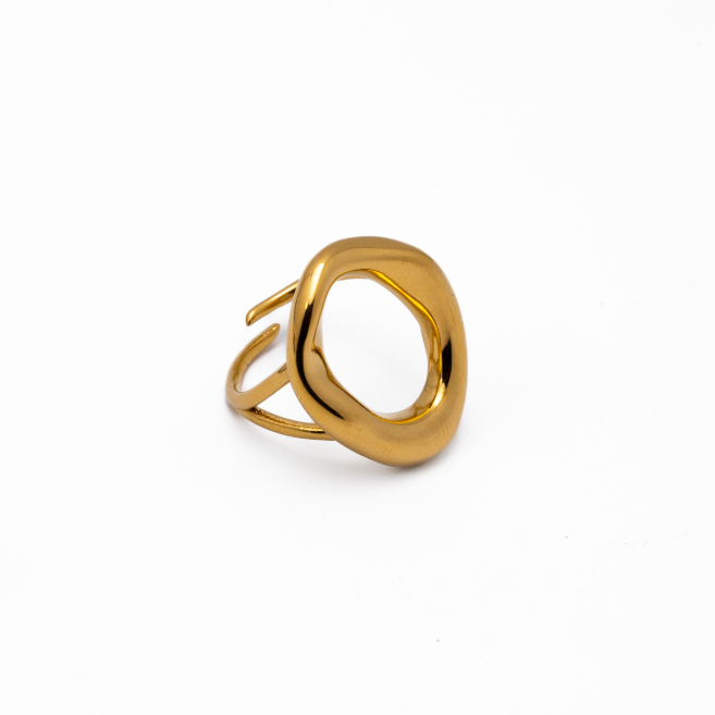 ANILLO ZO15547R DORADO Acero Inoxidable A53