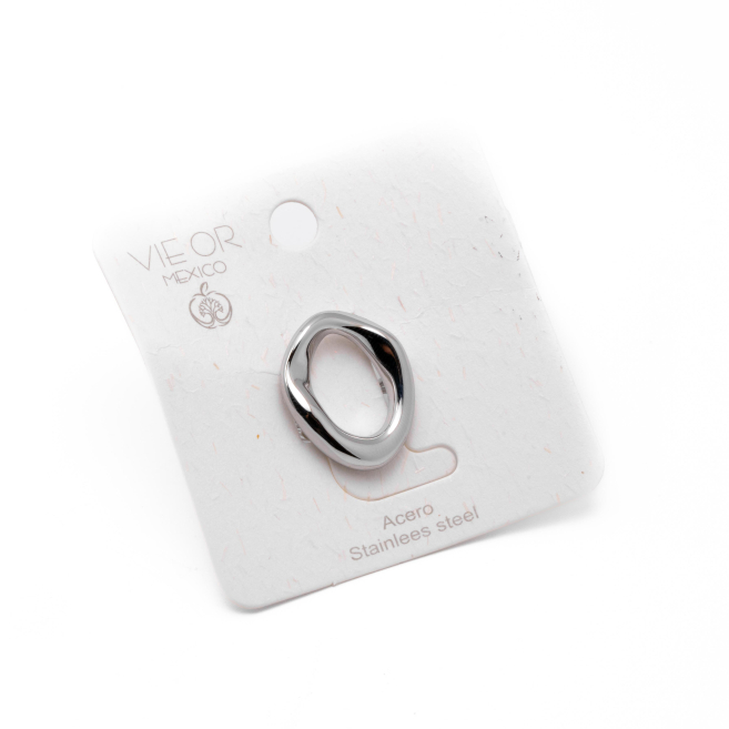 ANILLO ZO15547R PLATEADO Acero Inoxidable A53 A51