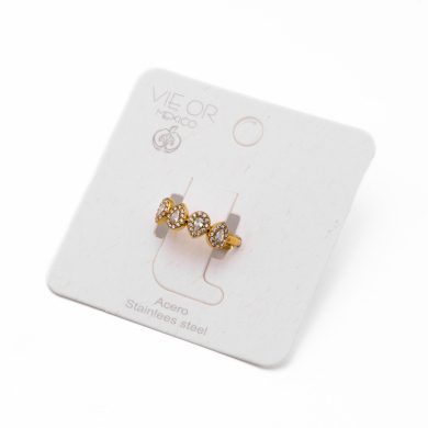 ANILLO ZO15230R DORADO Acero Inoxidable A42