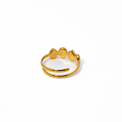 ANILLO ZO15230R DORADO Acero Inoxidable A42