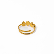 ANILLO ZO15230R DORADO Acero Inoxidable A42