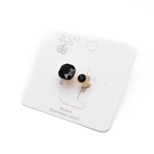 ANILLO ZO14059R DORADO Acero Inoxidable A29