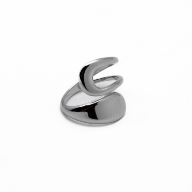 ANILLO ZO11202R150 Plateado Acero Inoxidable -A23 2A43