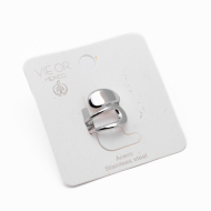 ANILLO ZO11202R150 Plateado Acero Inoxidable -A23 2A43