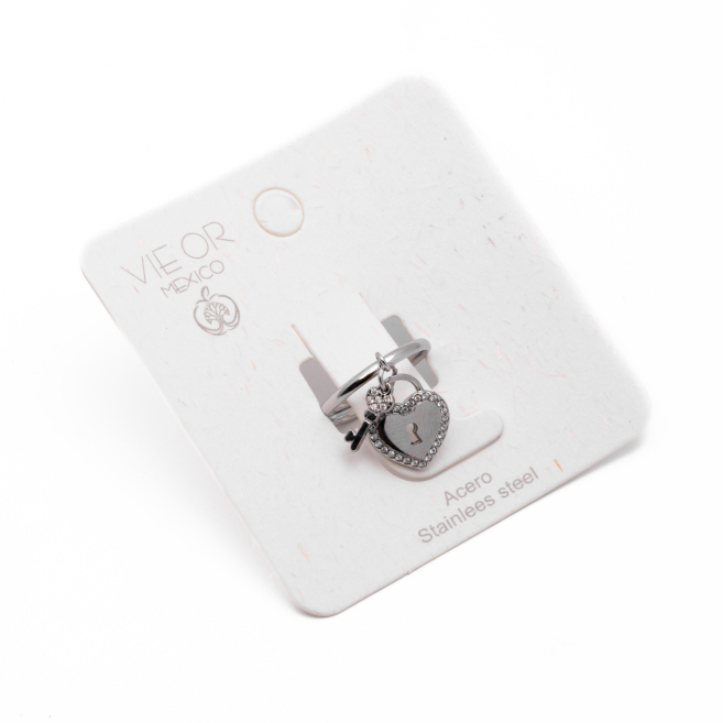 ANILLO ACERO Plateado ZO11903R -A31 A32