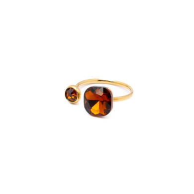 ANILLO ZO14059R DORADO Acero Inoxidable A29