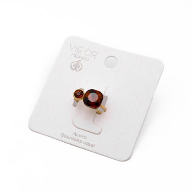 ANILLO ZO14059R DORADO Acero Inoxidable A29