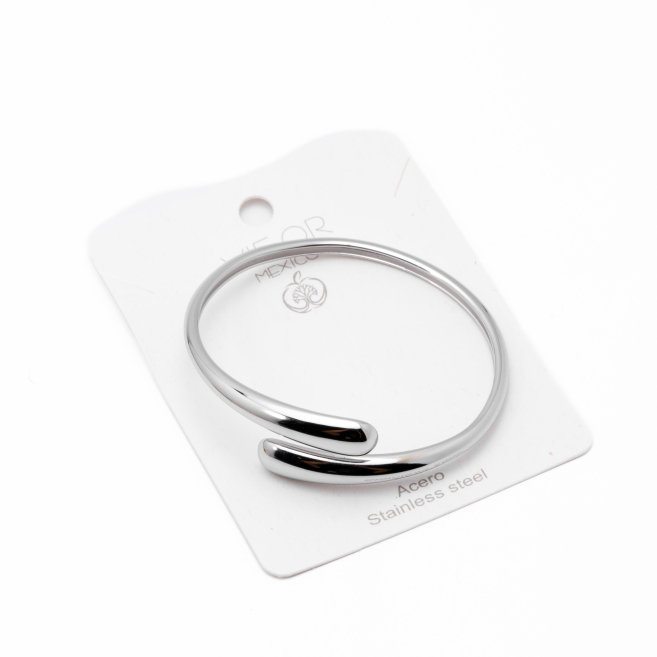 BRAZALETE ZO13800B PLATEADO Acero Inoxidable 2C36