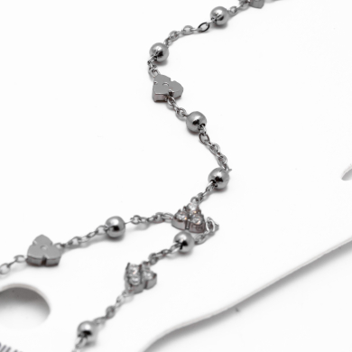 PULSERA ZO15285B PLATEADO Acero Inoxidable
