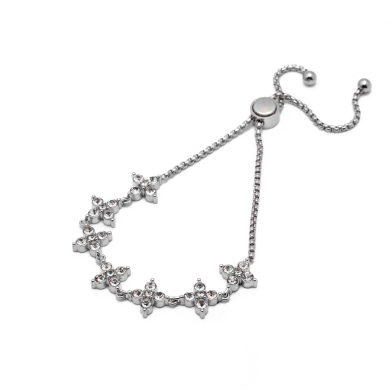 PULSERA ZO15124B PLATEADO Acero Inoxidable