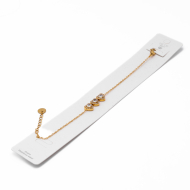 PULSERA ZO14968B DORADO+BLANCO Acero Inoxidable 2B35