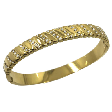 BRAZALETE ZO15523B PLATEADO Acero Inoxidable