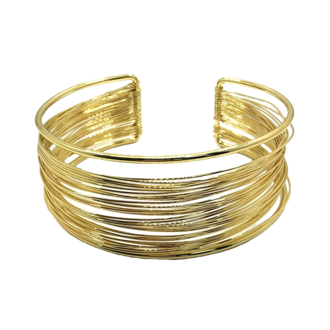 BRAZALETE ZO15329B BRAZO DORADO Acero Inoxidable