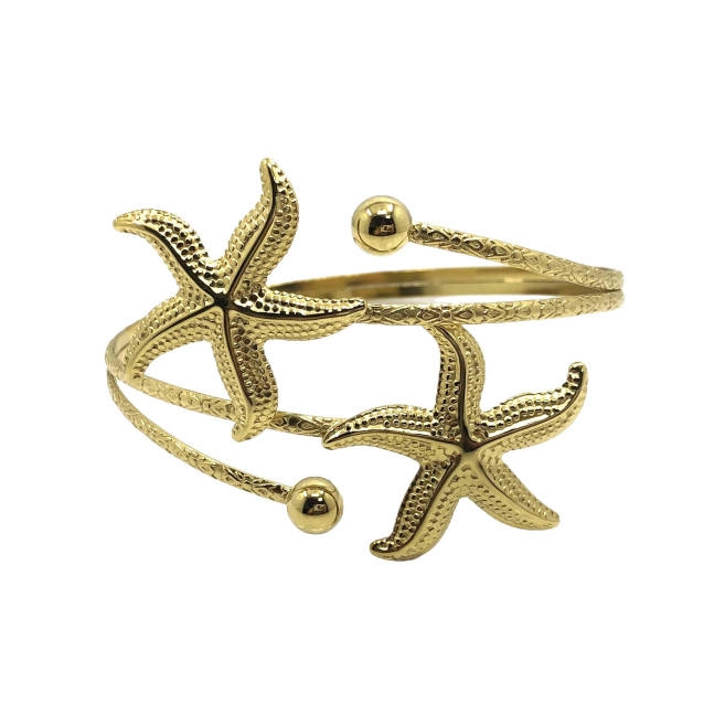 BRAZALETE ZO13968B BRAZO DORADO Acero Inoxidable