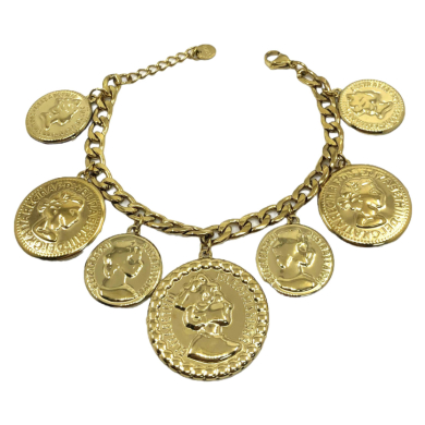 PULSERA ZO13662B DORADO Acero Inoxidable