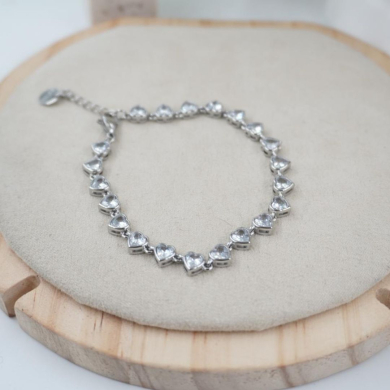 PULSERA ZO10589B PLATEADO Acero Inoxidable