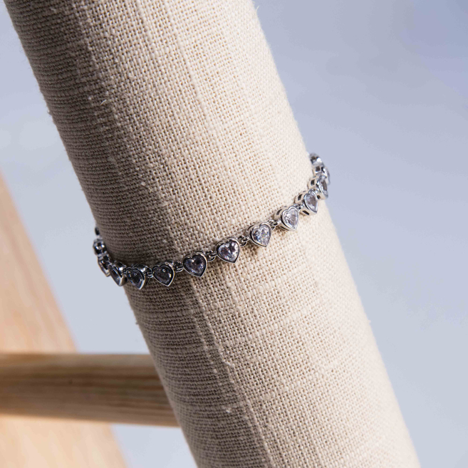 PULSERA ZO10589B PLATEADO Acero Inoxidable