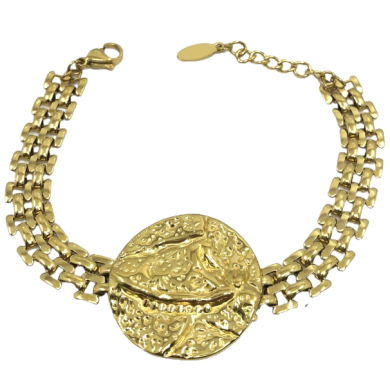 PULSERA ZO13405B PLATEADO Acero Inoxidable