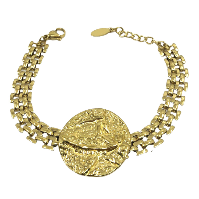 PULSERA ZO13405B PLATEADO Acero Inoxidable