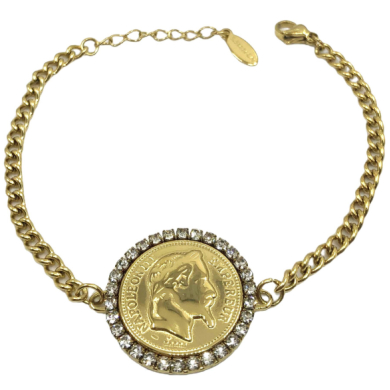 PULSERA ZO13438B DORADO Acero Inoxidable