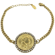 PULSERA ZO13438B PLATEADO Acero Inoxidable