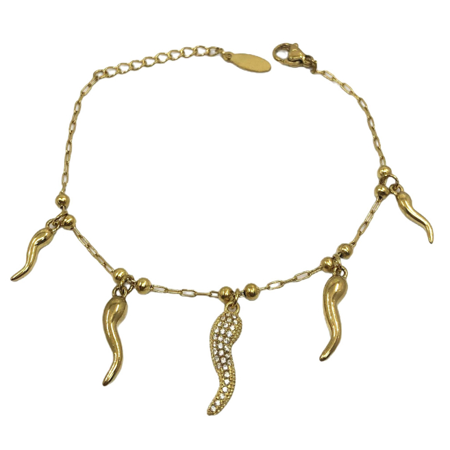 PULSERA ZO13334B PLATEADO Acero Inoxidable