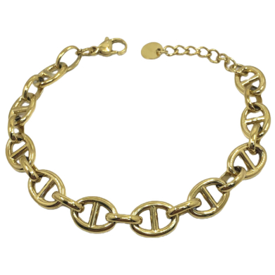 PULSERA ZO14330B PLATEADO Acero Inoxidable