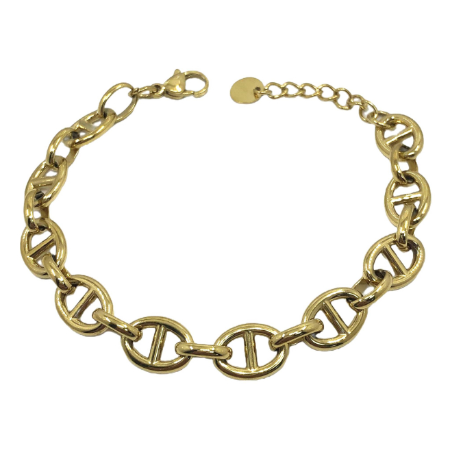 PULSERA ZO14330B PLATEADO Acero Inoxidable
