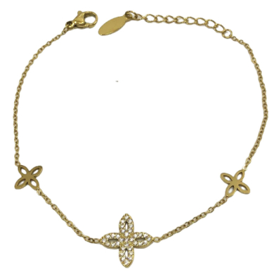 PULSERA ZO13418B DORADO Acero Inoxidable