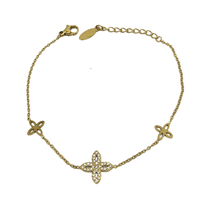 PULSERA ZO13418B DORADO Acero Inoxidable