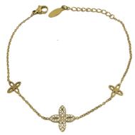 PULSERA ZO13418B PLATEADO Acero Inoxidable