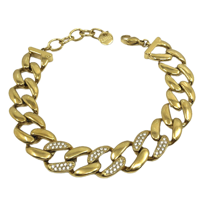 PULSERA ZO12874B DORADO Acero Inoxidable