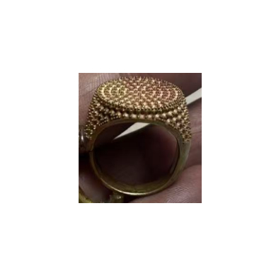 ANILLO ZO15786R DORADO Acero Inoxidable