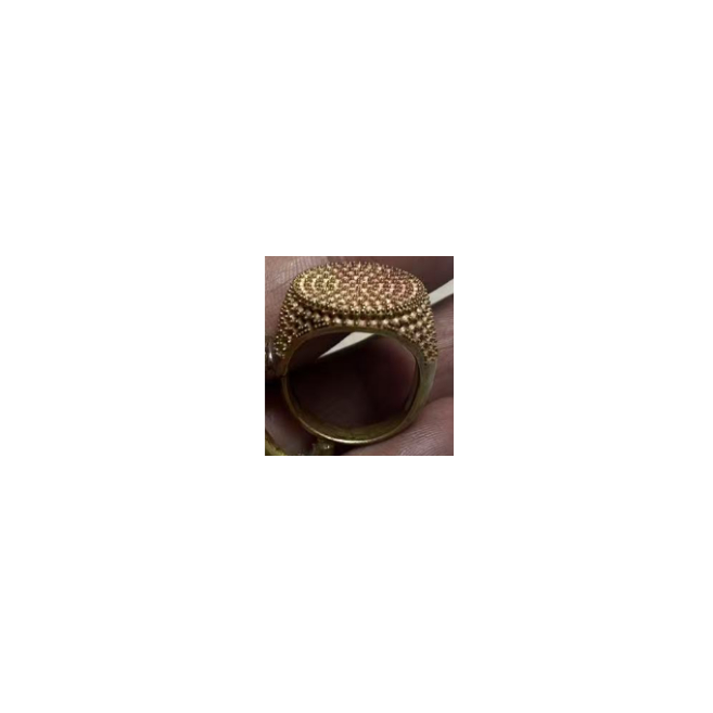 ANILLO ZO15786R DORADO Acero Inoxidable