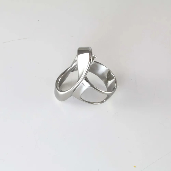 ANILLO ZO10892R250 PLATEADO Acero Inoxidable