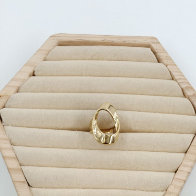 ANILLO ZO10892R250 DORADO Acero Inoxidable