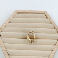 ANILLO ZO10892R250 DORADO Acero Inoxidable