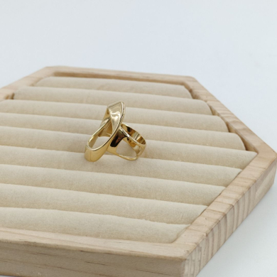 ANILLO ZO10892R250 DORADO Acero Inoxidable