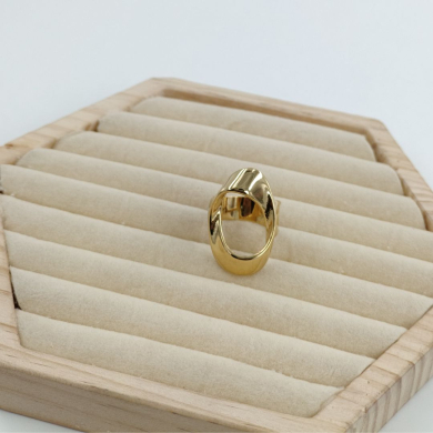 ANILLO ZO10892R250 DORADO Acero Inoxidable