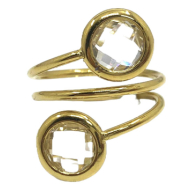 ANILLO ZO13500R BEIG Acero Inoxidable