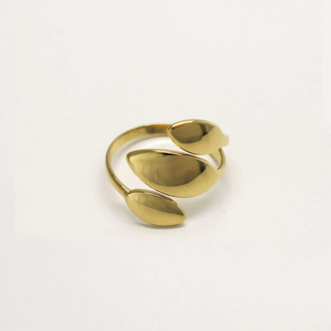 ANILLO ZO8013R150 DORADO Acero Inoxidable